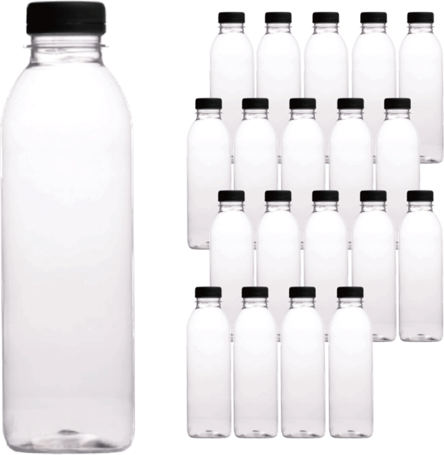 투명 페트병, 500ml, 20개