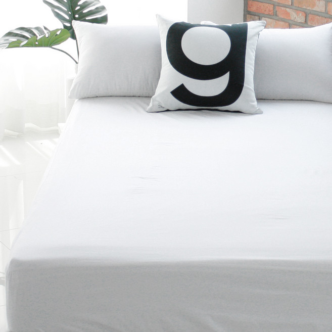 바숨 홑겹 패밀리 침대 매트리스커버