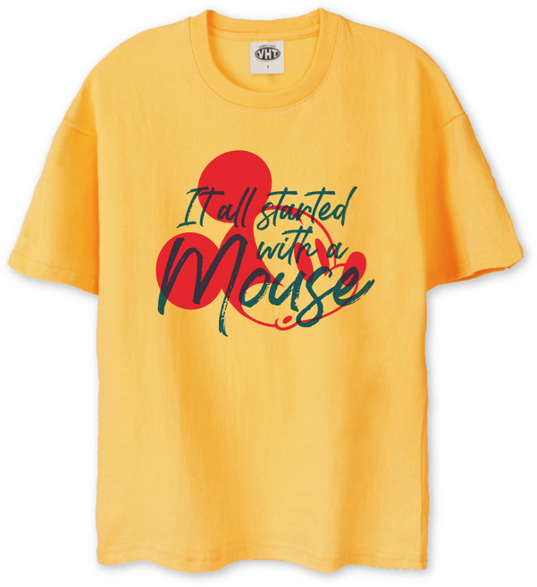 벤힛키즈 주니어용 통기성 디즈니 라운드 반팔 티셔츠 DNMKOT2014F