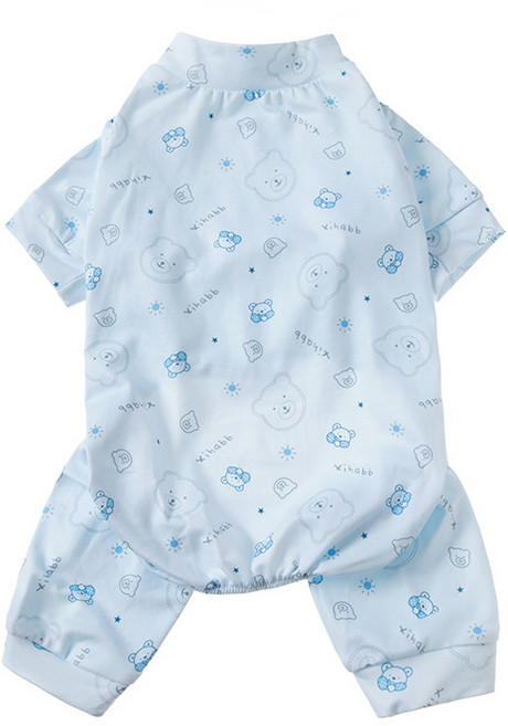 파스텔펫 반려동물 곰돌이 베베 올인원, 블루, 1개