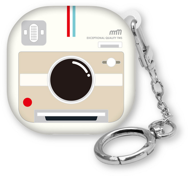 웨이브스튜디오 소울 디자인 갤럭시 버즈 2 / 프로 / 라이브 케이스, 뉴레트로 카메라A