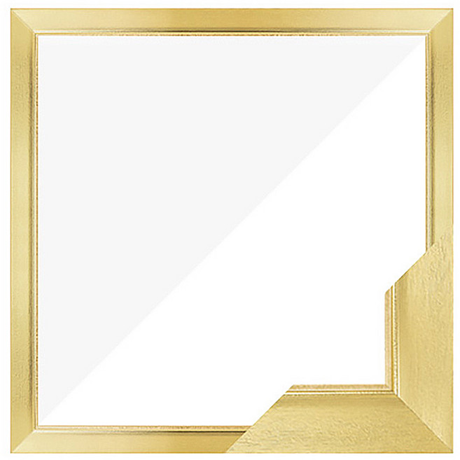 누니액자 수지 슬림 엣지 패브릭형 보석십자수액자 25 x 25 cm SF22, 골드, 1개