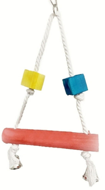 리프패럿 네모 블럭 로프 그네 00252, 혼합색상, 1개