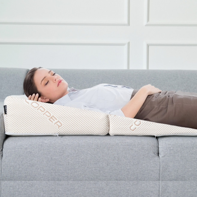 스탠바이미베개 위편한 역류방지 다기능 베개, 혼합색상, 1개