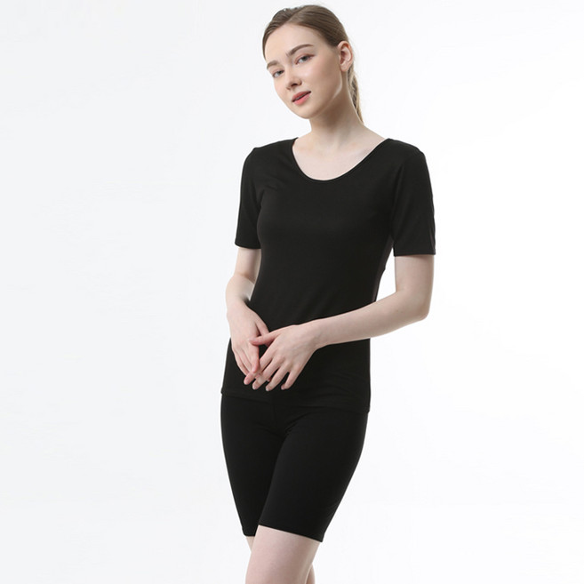 캐리루시 여성용 3부 베이직 상하의 세트