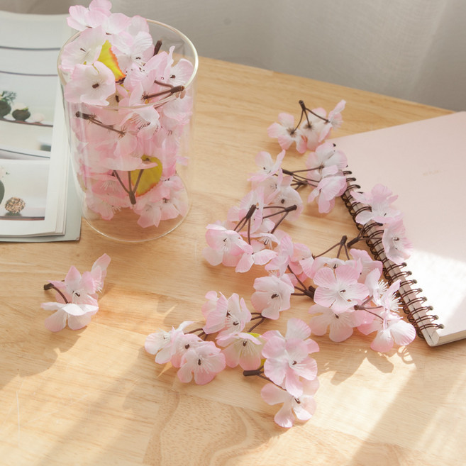 플라워트리 조화 벚꽃잎 봉지, 핑크, 100개