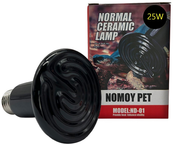 노모이펫 세라믹 히팅 램프 25W ND-01, 혼합색상, 1개