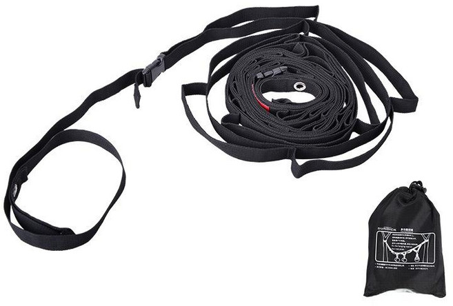 썬딕 캠핑 소품 걸이 행어 다용도 로프, 블랙(로프)