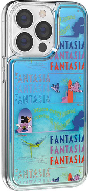 디즈니 아이컬러즈 판타지아 네온 아쿠아 휴대폰 케이스