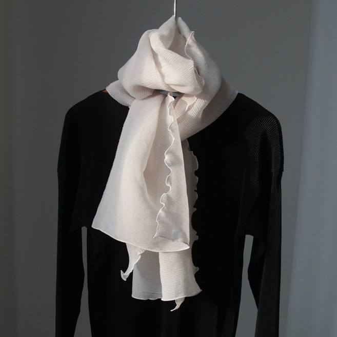 바비수 케시아 플리츠 프리미엄 스카프