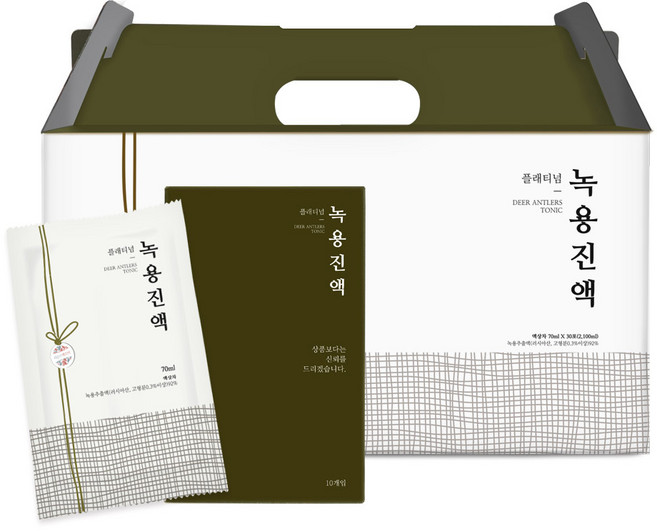 렛츠미 플래티넘 녹용 진액 건강즙 70ml x 30p, 2.1L, 1개