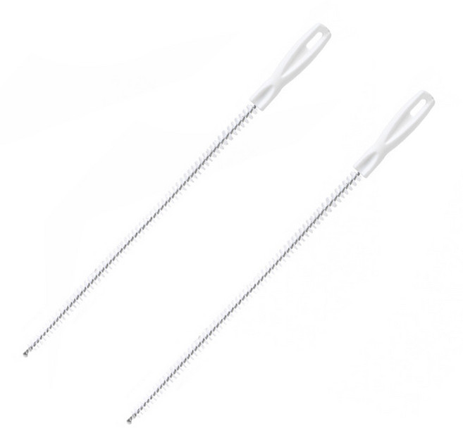 월드크린 세면대 배수구 배관 청소 솔 머리카락 제거 브러쉬 2개