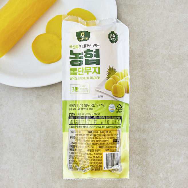 농협식품 통단무지, 400g, 1개