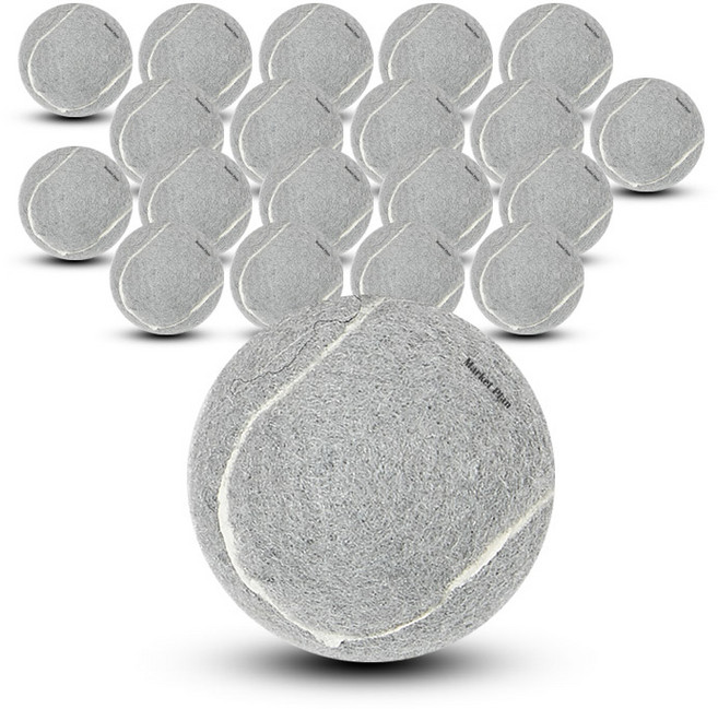 마켓플랜 테니스 의자 발 커버, 그레이, 20개