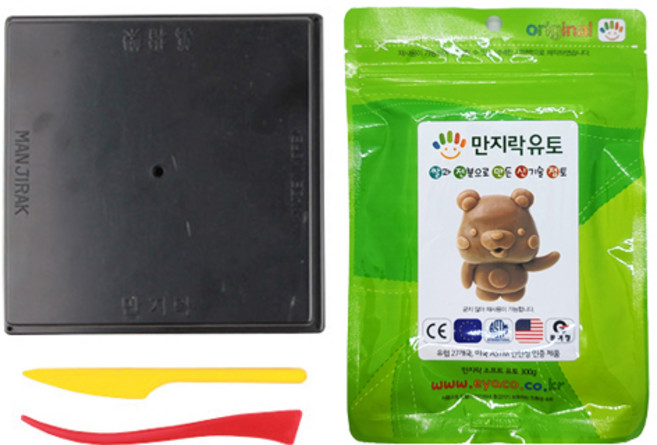 만지락 이야코 소프트유토 300g + 검정판 세트, 1세트