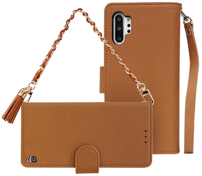 아이유나 라헨느 레더 스트랩 다이어리 휴대폰 케이스