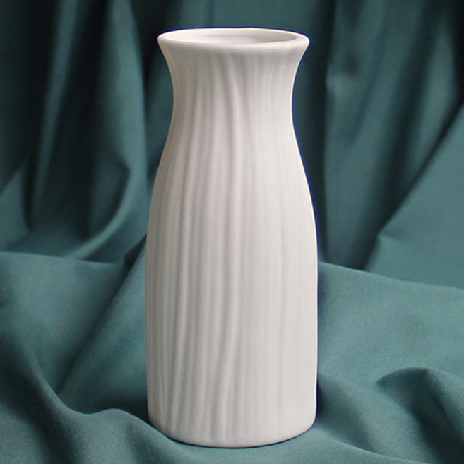 선빛 돌리 미니 세라믹 화병 우드, 화이트