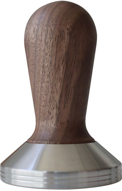 칼딘 크레마 우드 원목 핸들 커피 탬퍼 53mm, 월넛, 1개