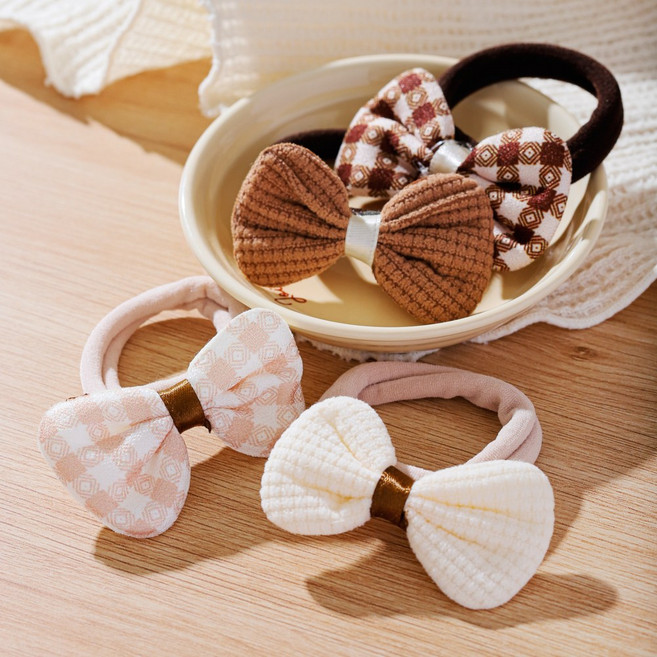 아기코끼리 밀크코코 머리끈 4종 x 2p 세트