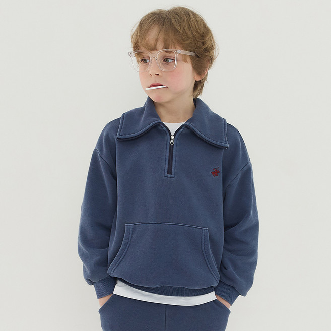 비버리힐스폴로클럽 아동용 컴피반집업맨투맨