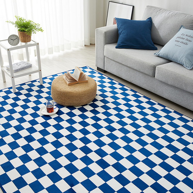 이니띠움 워셔블 무드 체커보드 러그