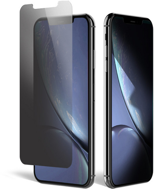 랩씨 프라이버시 사생활보호 강화유리 휴대폰 액정보호필름 0.33mm 세트, 1세트