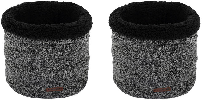 나야스타일 에트나 겨울 스포츠 방한 넥워머 2p, 차콜 (DJMC-10-5T)