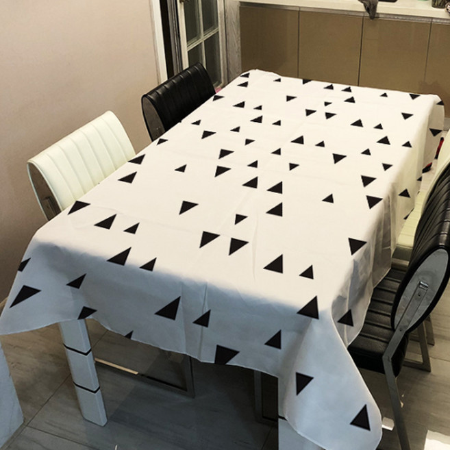 알럽홈 랜덤 패턴 프린팅 스퀘어 홈 테이블 커버, TYPE8, 90 x 90 cm, 1개