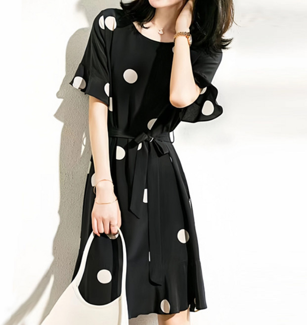 포플러앤씨 예떼에 도트 원피스 P24SMOPS031524 빅사이즈 포함