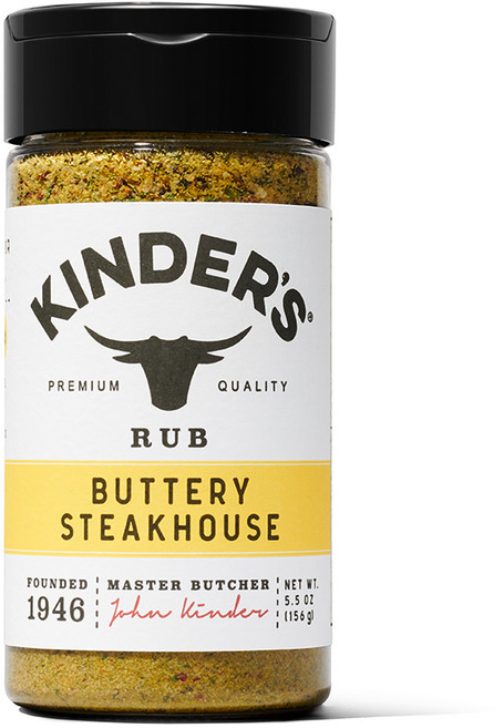 킨더스 버터리 스테이크하우스 럽 시즈닝, 156g, 1개