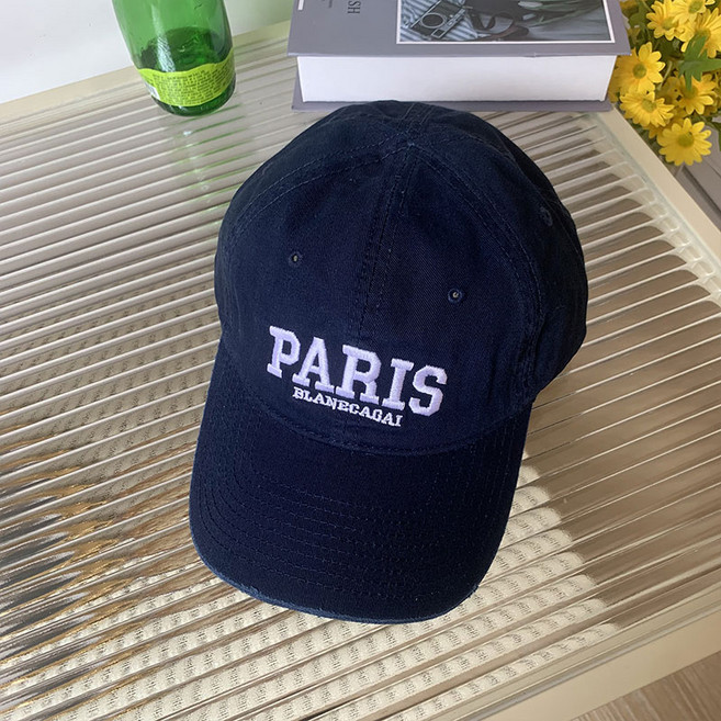 OU공유 파리 레터링 자수 베이스볼 캡 OUPR-2