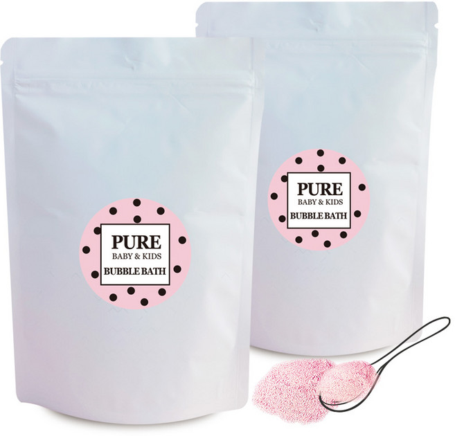 아르비앙 퓨어 버블바스 입욕파우더 리필 보들보들 스윗로즈, 320g, 2개