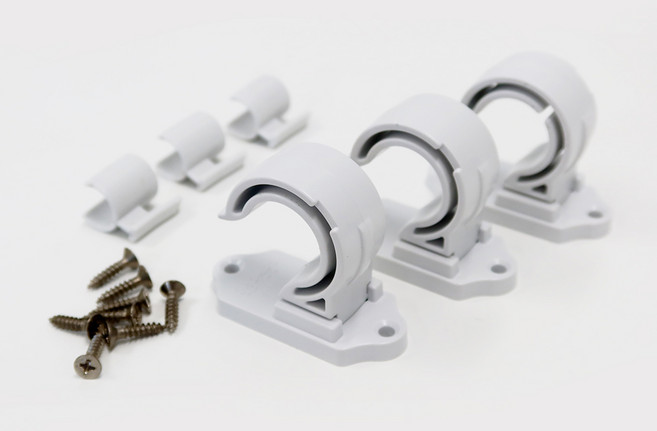 감성다는남자 커튼봉 브라켓 25mm 15mm 겸용, 화이트, 3개