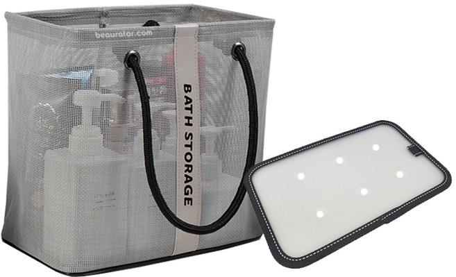 Beaurator 收納游泳包 + 底拖套裝, 灰色