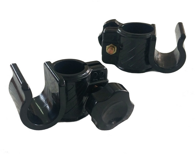 가화홈시스 기둥용 삽입형 브라켓 설치형 행거부품 22mm, 검정