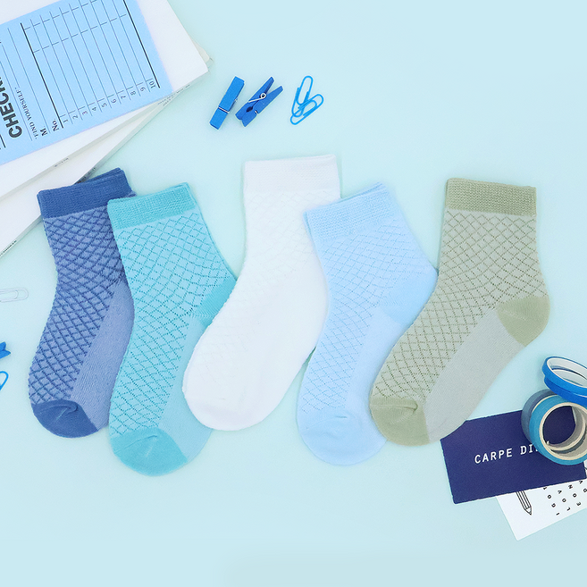 비단길 아동용 글라딘 양말 5켤레 세트