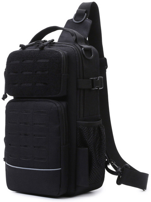 히즈플랜 루어낚시 크로스백, 블랙