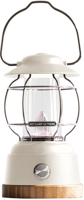 로티캠프 RCE루아 LED 감성 캠핑 랜턴, 크림베이지, 1개