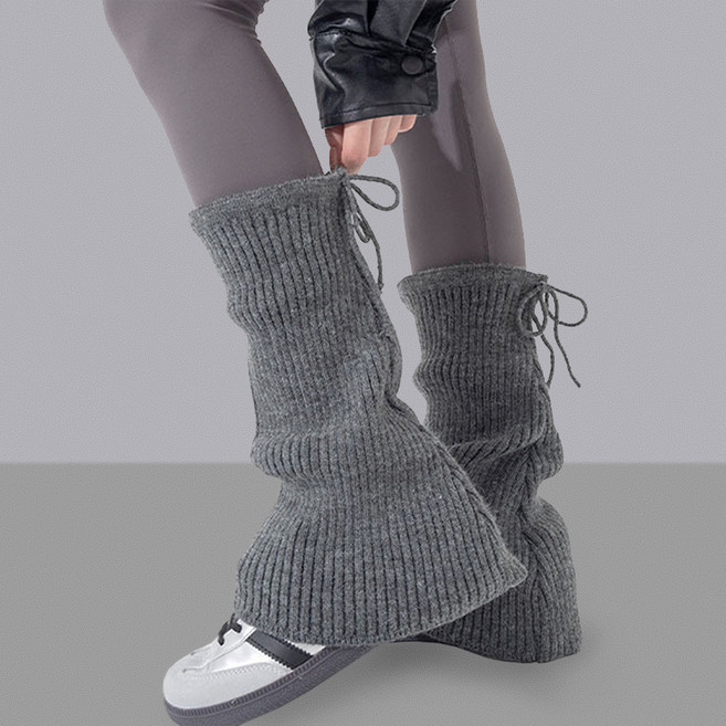 tsh 女性用蝴蝶結寬鬆暖腿襪套 2入