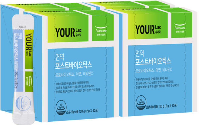 유어락 면역 포스트바이오틱스, 120g, 4개