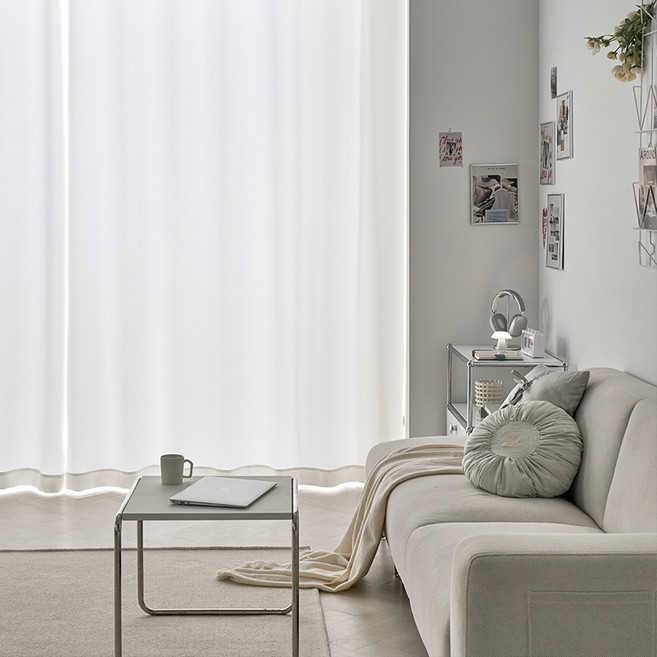 데시뉴 뉴노멀 암막커튼 아일렛형 긴창 특대형 2p + 커튼끈 2p 세트