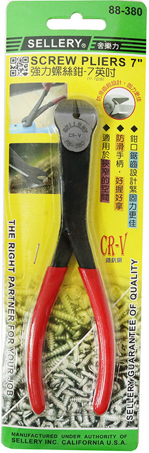 SELLERY 舍樂力 強力螺絲鉗 7英吋, 1個