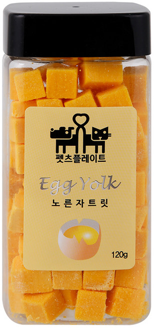 펫츠플레이트 반려동물 동결건조간식, 노른자, 120g, 1개
