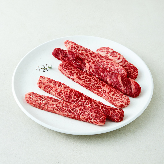 동원홈푸드 호주산 글랜인스 150 블랙앵거스 본갈비살 (냉장), 1개, 300g