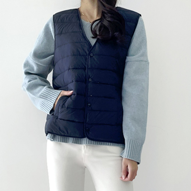 jalbba jean 女款Maya輕量羽絨棉背心