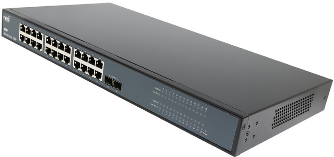 넥시 24 + 2 SFP 기가비트 스위칭 허브, NX-SG1024-2SFP, 1개