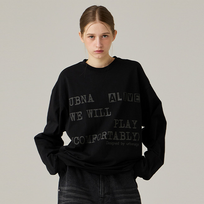 어반에이지 남녀공용 ALIVE 롱슬리브