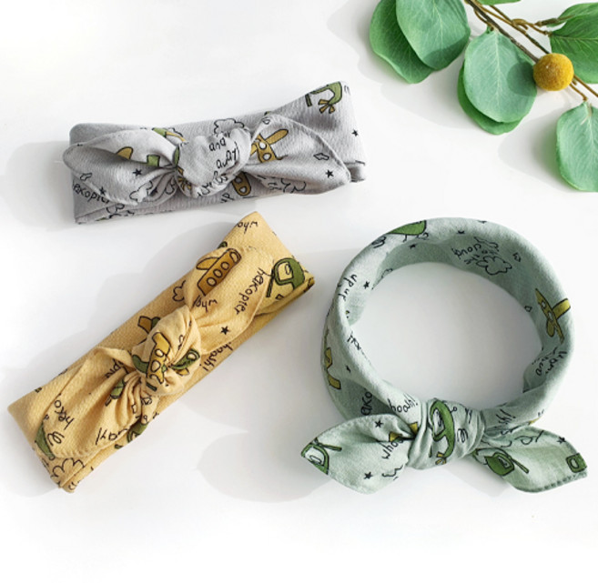 우주아이 아동용 구름별슝슝 스카프 3종 세트