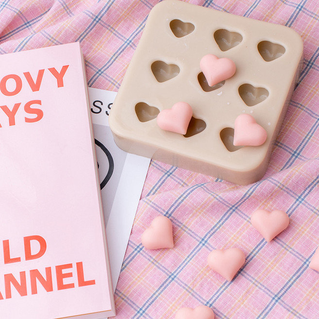 봉봉쇼콜라 미니 하트 9구 실리콘몰드