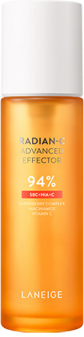 LANEIGE 蘭芝 維他命C淨膚煥顏精露 94%超級維C補氧配方 92%超級莓果精萃, 150ml, 1瓶